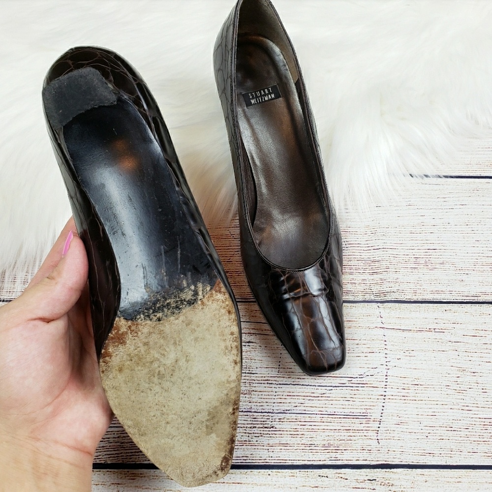 Stuart Weitzman | Dark brown pumps - Picture 4 of 5